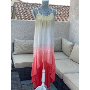 GYPSY 05 HIGH LOW OMBRE DRESS SMALL